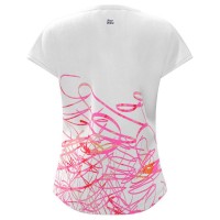 Camiseta Bidi Badu Decoration Capsleeve Blanco Mujer