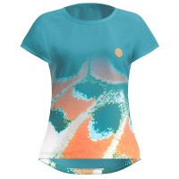 Bidi Badu Melbourne Capsleeve Petroleum T-Shirt Orange Femme  Offre - Pas cher