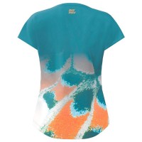 Bidi Badu Melbourne Capsleeve Petroleum T-Shirt Orange Femme  Offre - Pas cher
