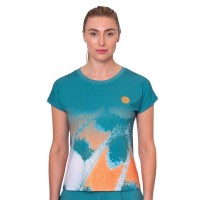 Bidi Badu Melbourne Capsleeve Petroleum T-Shirt Orange Femme  Offre - Pas cher