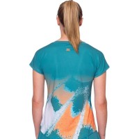 Bidi Badu Melbourne Capsleeve Petroleum T-Shirt Orange Femme  Offre - Pas cher