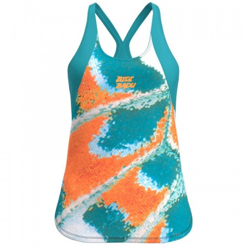 Camiseta Bidi Badu Melbourne Petroleo Naranja Mujer