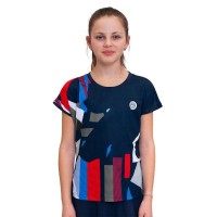 Bidi Badu New York Capsleeve Dark Blue Red Junior T-Shirt  Offer + Cheap