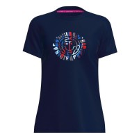 Bidi Badu New York Chill Dark Blue Red Women''s T-Shirt  Offer + Cheap