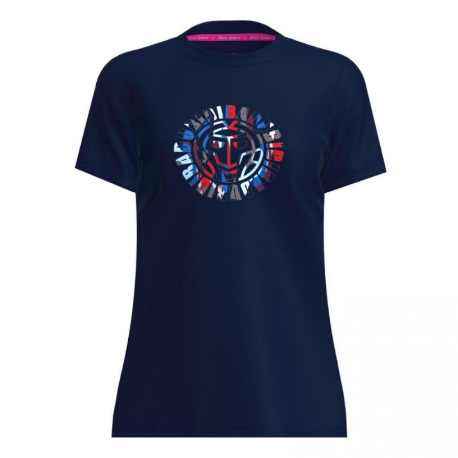 Bidi Badu New York Chill Dark Blue Red Women''s T-Shirt  Offer + Cheap