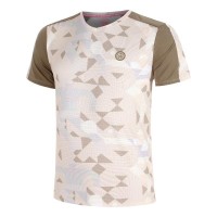 Bidi Badu Paris T-shirt Beige Marrone con Scollo a V  Offerta + Economico