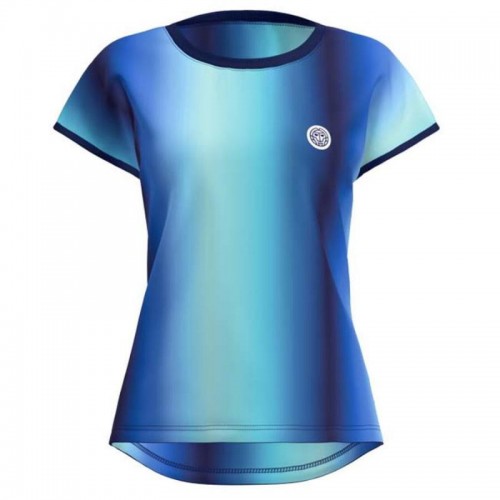 Camiseta Bidi Badu Spectrum Capsleeve Azul Oscuro Aqua Mujer