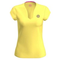 Camiseta Bidi Badu Spectrum Col en V Amarillo Mujer  Offre - Pas cher