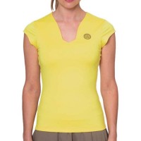 Camiseta Bidi Badu Spectrum Col en V Amarillo Mujer  Offre - Pas cher