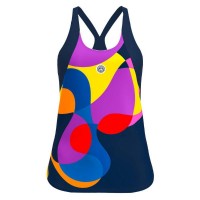 Bidi Badu Twiggy Dark Blue Mix T-Shirt Femme  Offre - Pas cher