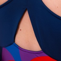 Bidi Badu Twiggy Dark Blue Mix T-Shirt Femme  Offre - Pas cher