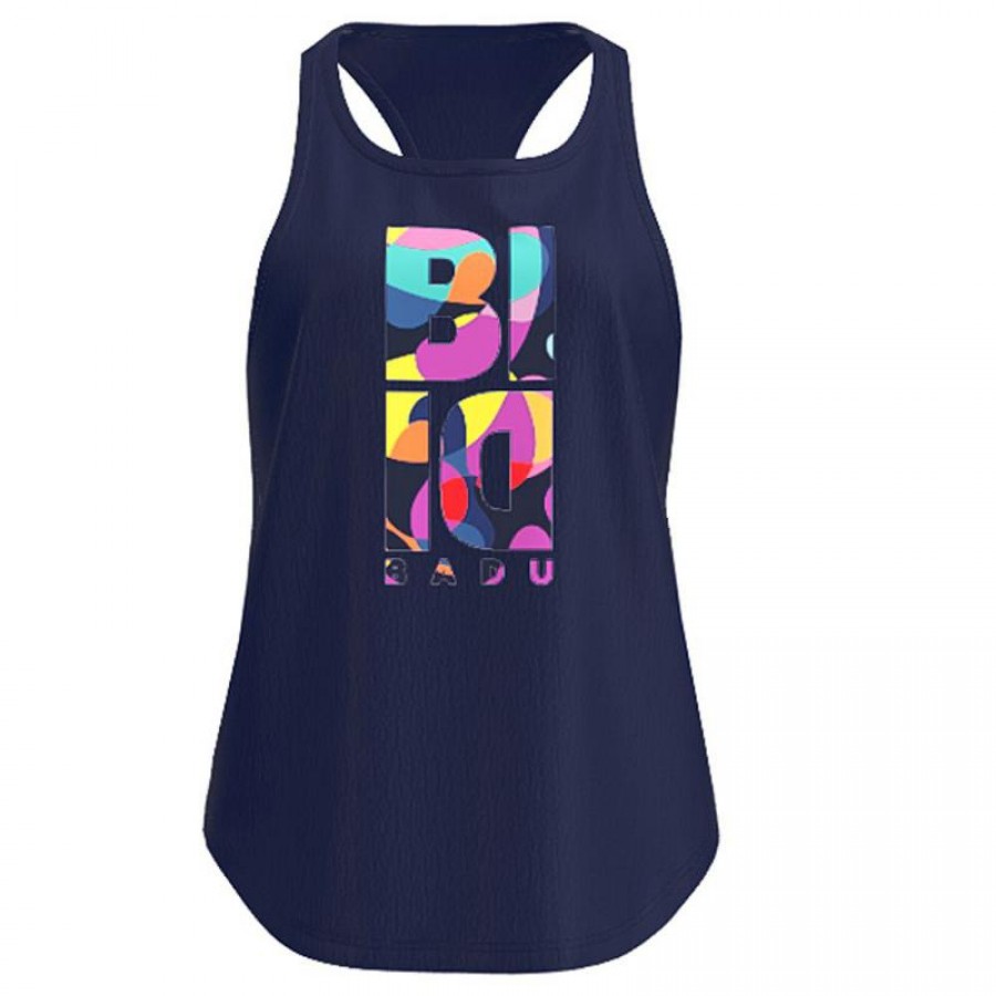 Camiseta Bidi Badu Twiggy Chill Azul Oscuro Mix Mujer  Oferta + Barato