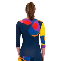 Camiseta Bidi Badu Twiggy V-Neck Azul Oscuro Mix Mujer  Oferta + Barato