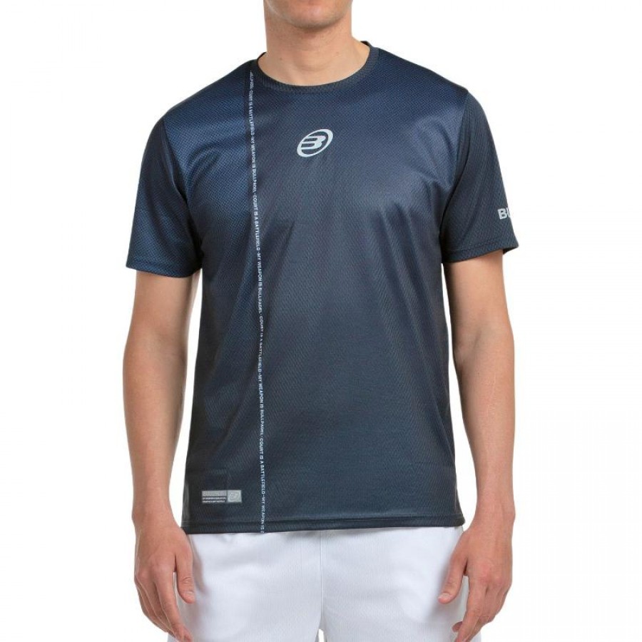 T-shirt Bullpadel Baten bleu marine  Offre - Pas cher