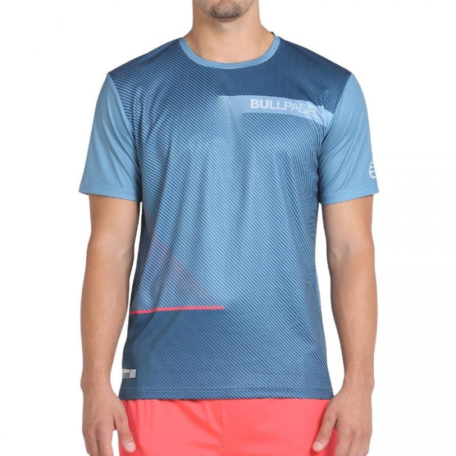Camiseta Bullpadel Carino Azul Sombra  Oferta + Barato