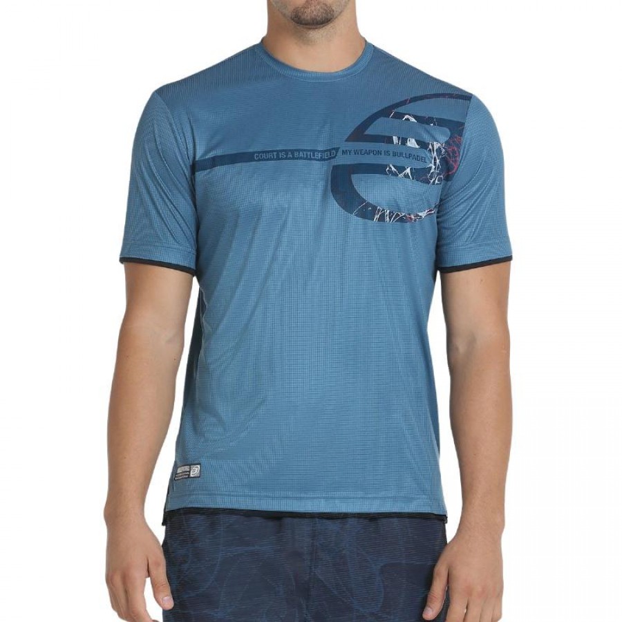 Camiseta Bullpadel Coci Azul Sombra  Oferta + Barato