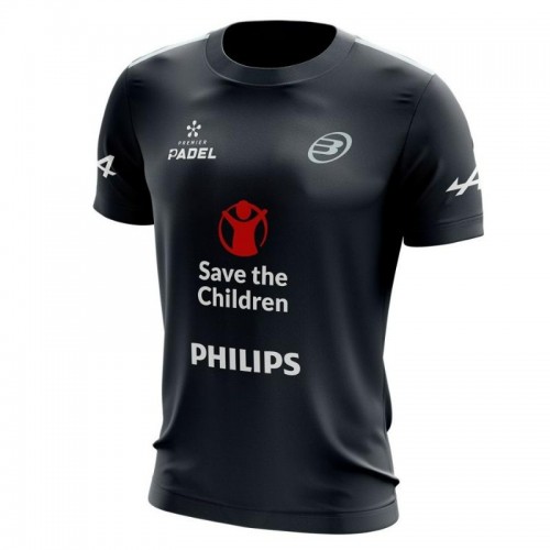 Camiseta Bullpadel Di Nenno Premier Padel Finals Licio Negro
