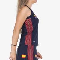 Bullpadel FEP Exima T-shirt bleu marine   Offre - Pas cher