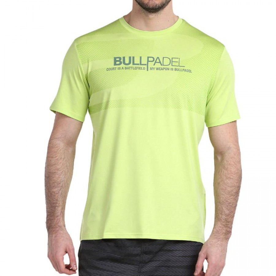Bullpadel Leteo Jaune Sulphur Vigore T-shirt  Offre - Pas cher