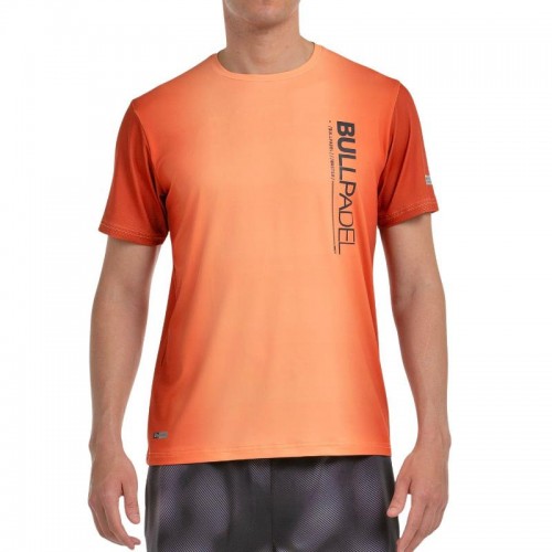 Camiseta Bullpadel Muros Papaya