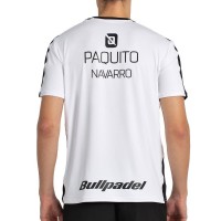 Camiseta Bullpadel Paquito Navarro 25I Blanco  Oferta + Barato