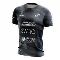 Bullpadel Paquito Navarro Premier Padel Adula Black T-Shirt PADELPOINT Bullpadel Paquito Navarro Premier Padel Adula Black T-Shirt