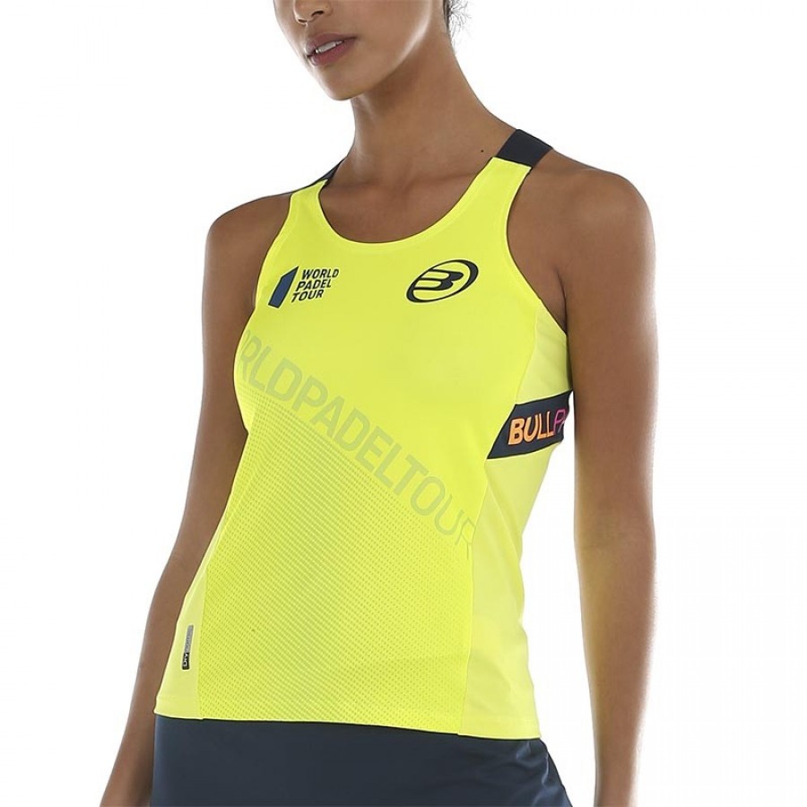 Bullpadel WPT Serenis Yellow Sulfur Fluor T-Shirt PADELPOINT Bullpadel WPT Serenis Yellow Sulfur Fluor T-Shirt