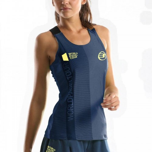 Camiseta Bullpadel WPT Taruna Azul Lavado