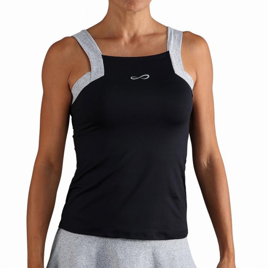 Camiseta Endless Breeze Negro Gris Chine  Oferta + Barato