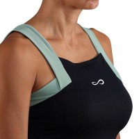 Camiseta Endless Breeze Negro Verde Forest  Oferta + Barato