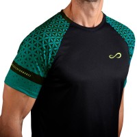 Endless Feisty Geo Petrol T-shirt noir  Offre - Pas cher