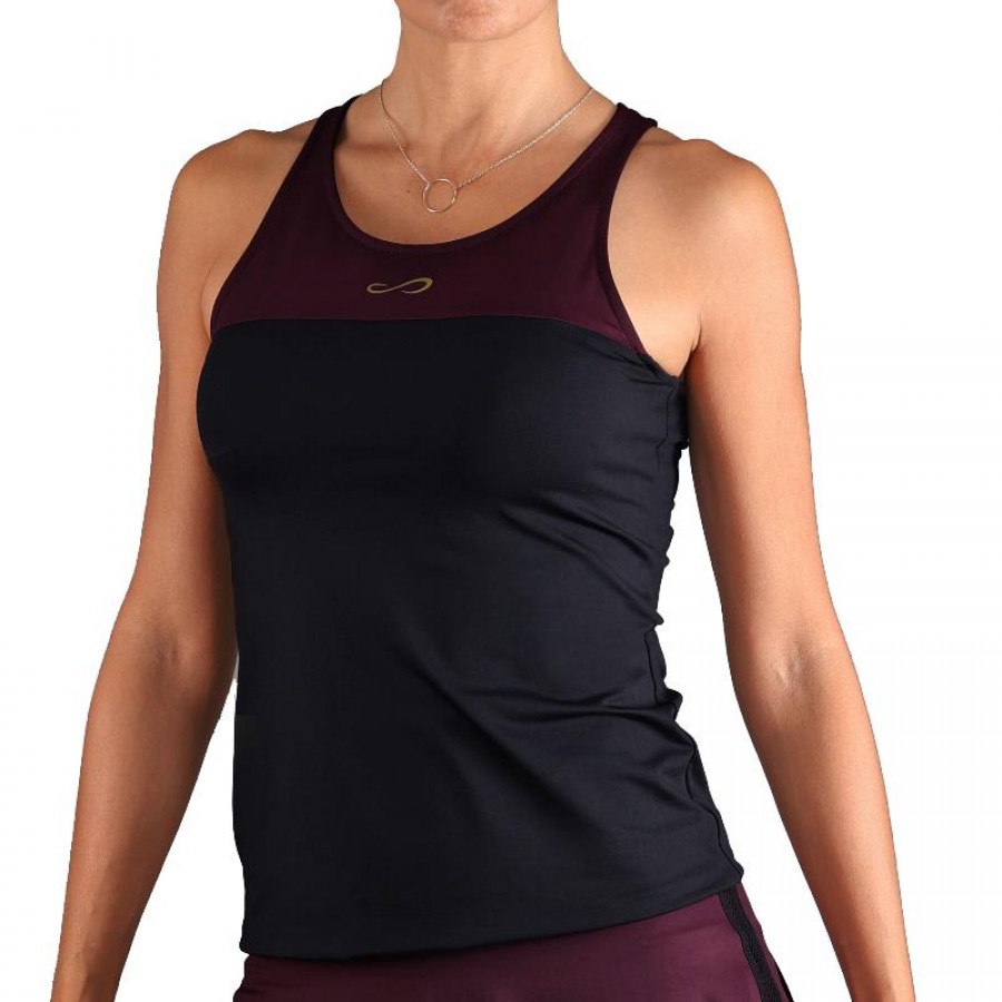 Camiseta Endless Lux Ribbon Negro Purpura  Oferta + Barato