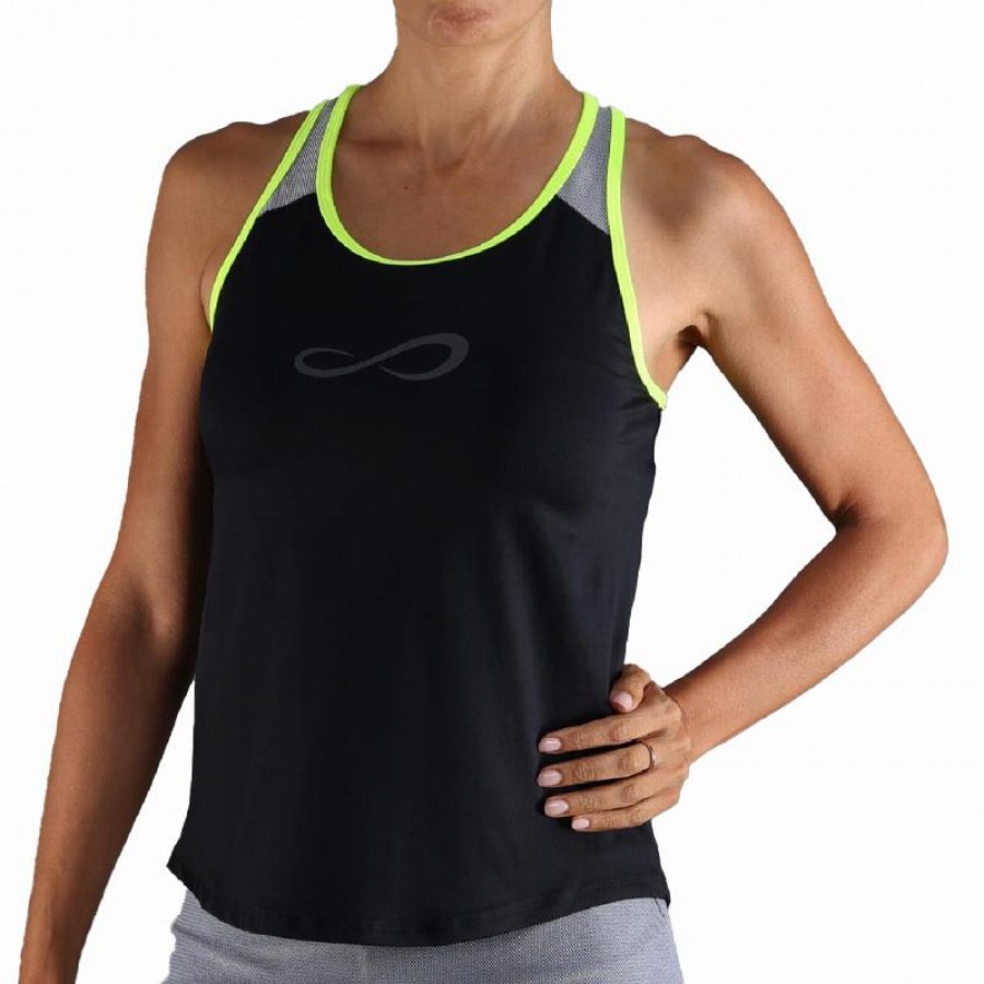 Camiseta Endless Speed II Negro Amarillo  Oferta + Barato