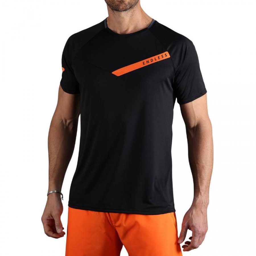 Endless Tracer Black Orange T-Shirt  Offer + Cheap