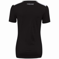 Camiseta Head Club 22 Tech Negro Mujer