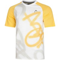Camiseta Head Performance New York Blanco Banana  Oferta + Barato