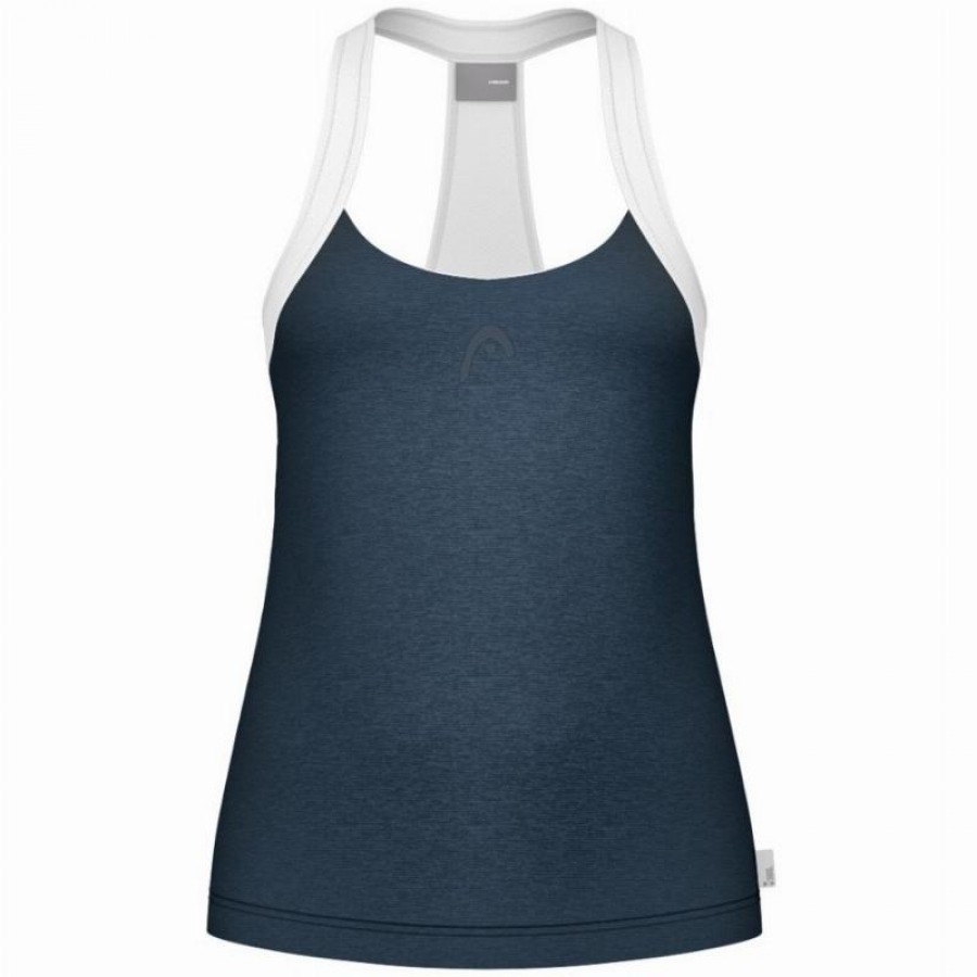 Head Play Tech Navy Blue White Women''s T-Shirt  Offer + Cheap