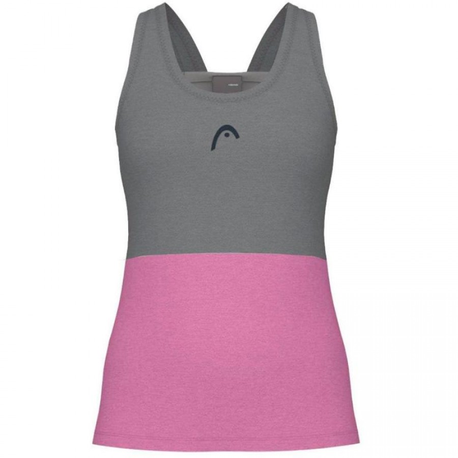 Camiseta Head Play Tech Rosa Blanco Mujer  Oferta + Barato