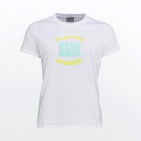 Women  s White Head Skip T-Shirt
