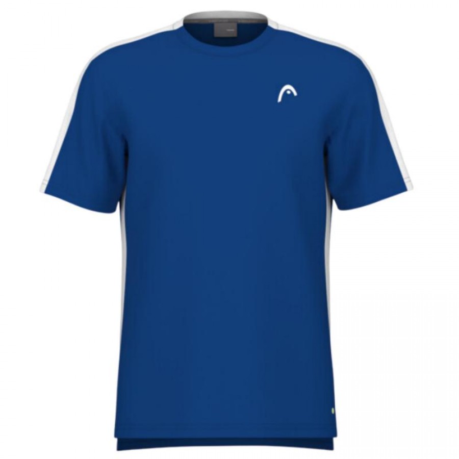 Camiseta Head Slice Azul Royal Junior  Offre - Pas cher