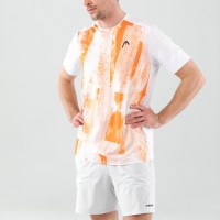 Head Tech T-shirt Orange Print  Offer + Cheap