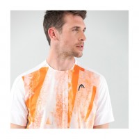 Head Tech T-shirt Orange Print  Offer + Cheap