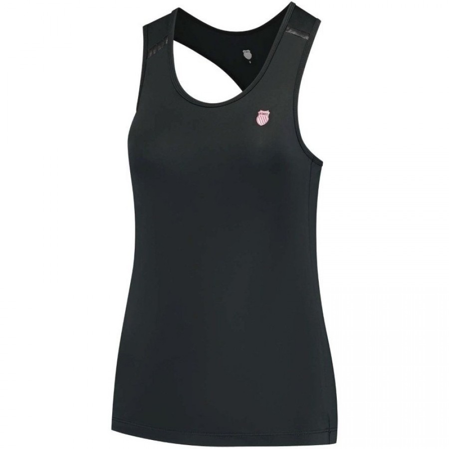 Camiseta Kswiss Tirantes Hypercourt 4 Negro Mujer