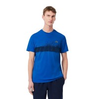 Camiseta Lacoste Novak Djokovic Azul Marinho  Oferta + Barato