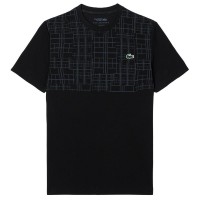 Camiseta Lacoste Novak Djokovic Ultra Dry Negro