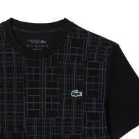 Camiseta Lacoste Novak Djokovic Ultra Dry Negro