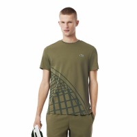 Camiseta Lacoste Tenis Ultra Dry Verde Kaki