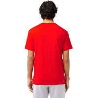 Lacoste Ultra Dry Red T-Shirt  Offer + Cheap