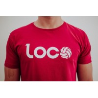 Camiseta Loco Esencia Burgundy Blanco  Oferta + Barato