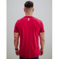 Camiseta Loco Esencia Burgundy Blanco  Oferta + Barato
